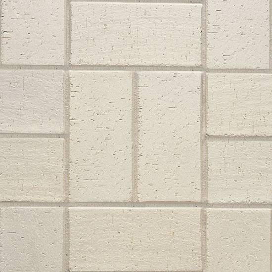 Тротуарная клинкерная брусчатка Roben Schwabing бело-кремовый , 200*100*52 мм