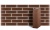 Кирпич радиусный полнотелый ЛСР R-60 коричневый гладкий 250*120*65 мм